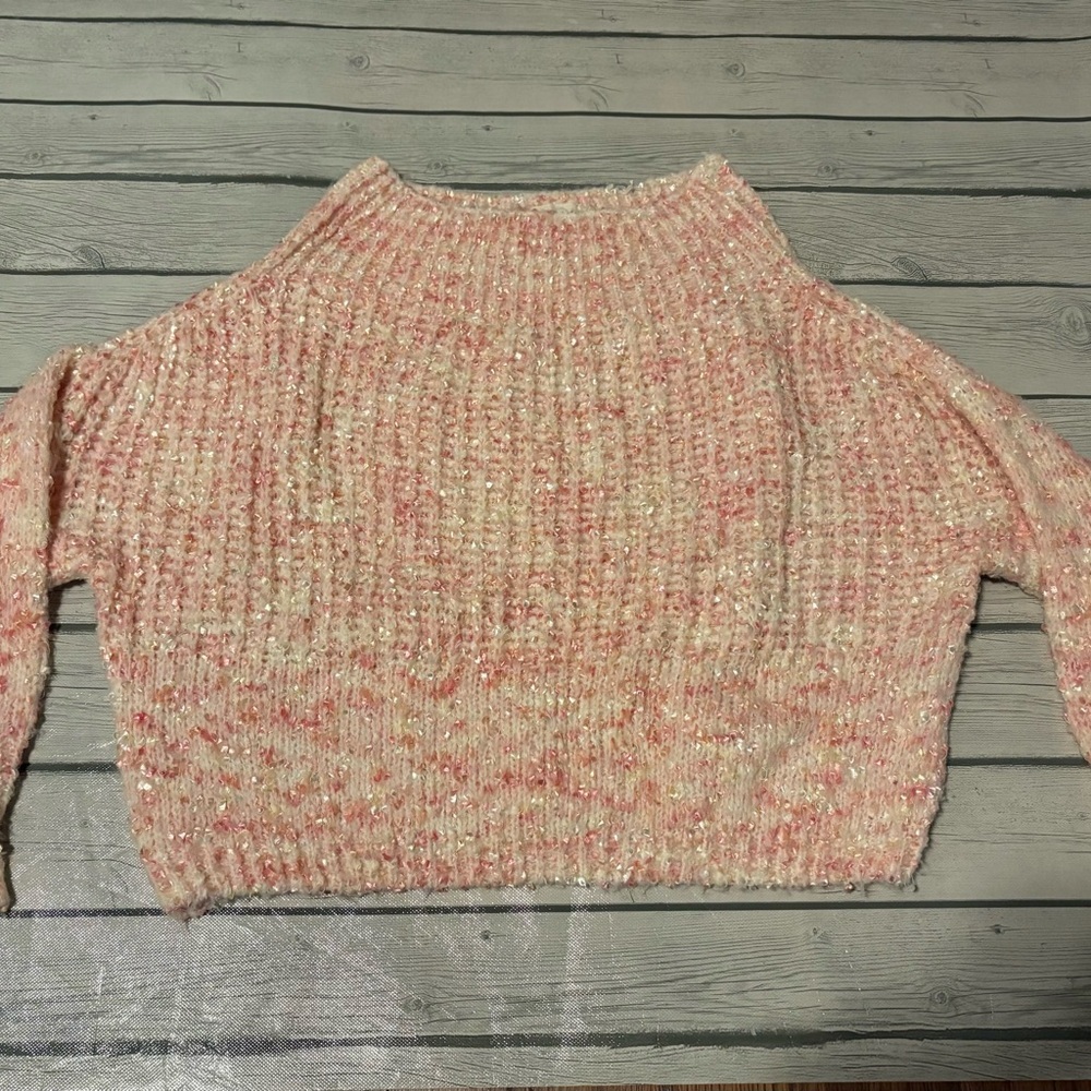 Women's Pink Knit Sweater